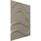 Ekena Millwork 19 5/8in. W x 19 5/8in. H Wave EnduraWall Decorative 3D Wall Panel Covers 2.67 Sq. Ft. WP20X20WVCSV - alternate 4